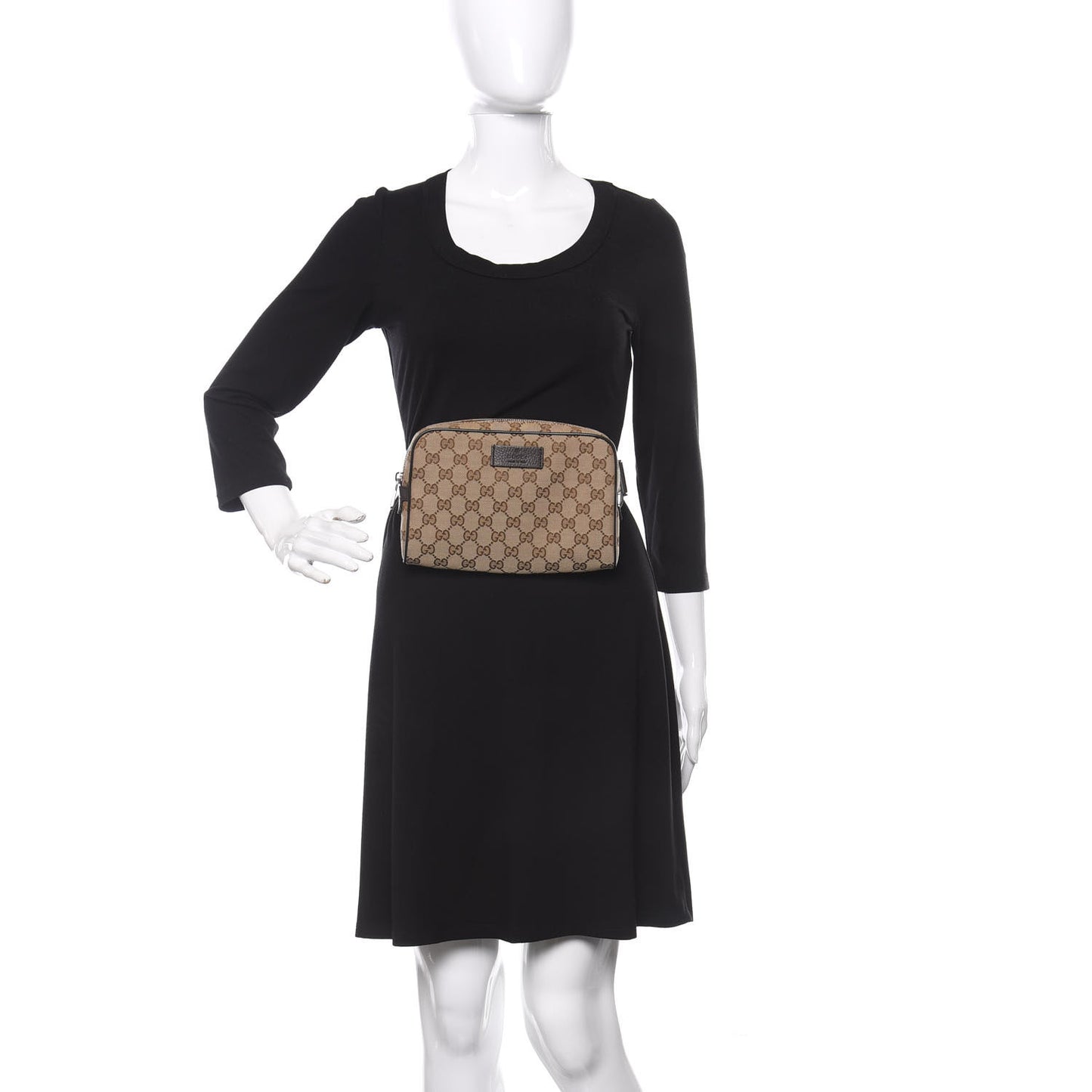 Monogram Belt Bag Dark Brown
