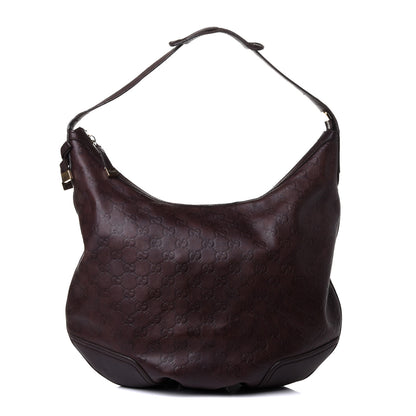 Gucci Guccissima Large Princy Hobo Dark Brown 2 of 15
