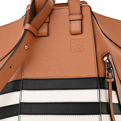 Loewe Calfskin Marine Stripe Small Hammock Shoulder Bag Tan 8 of 10