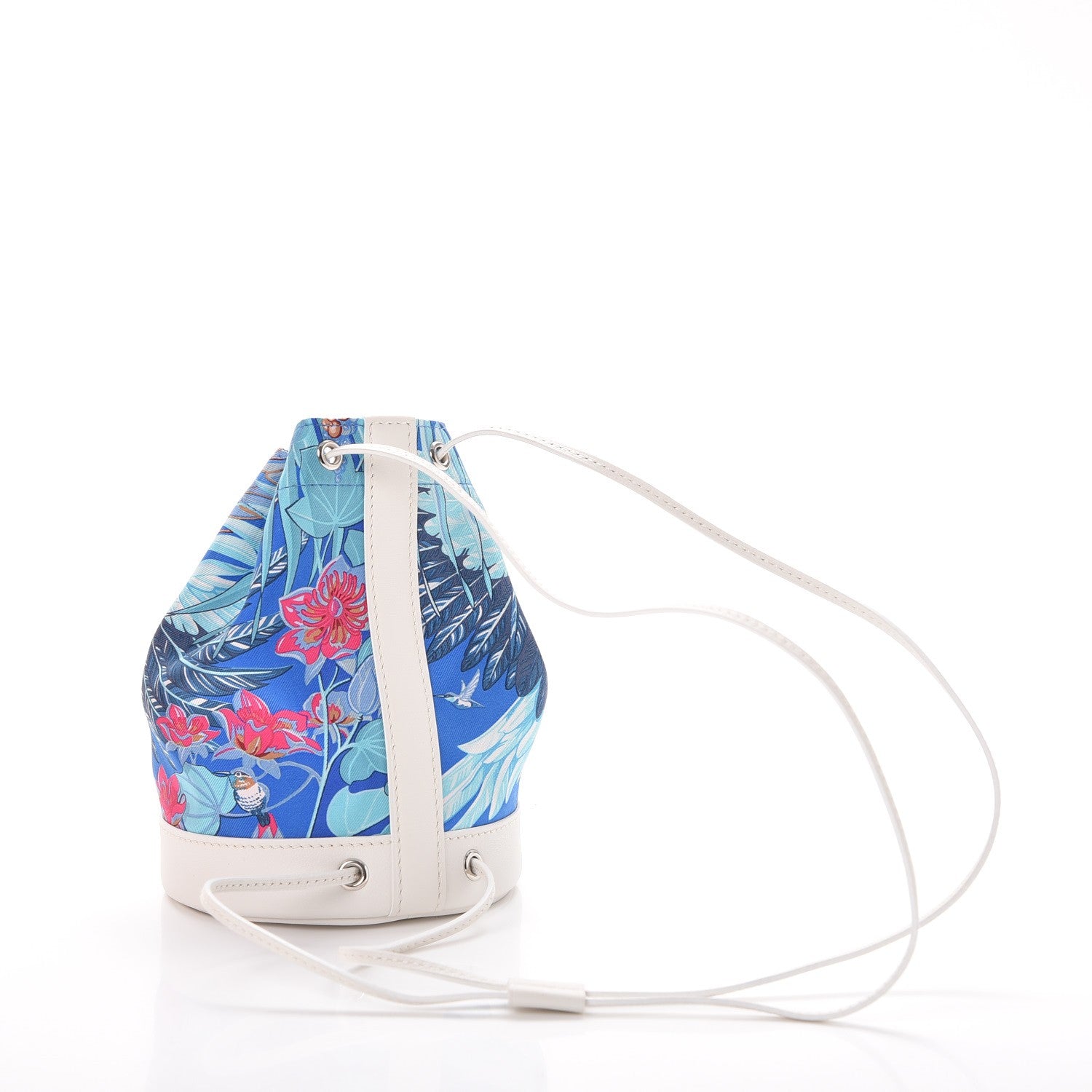 Hermes Silk Swift Flamingo Party Small Soie Cool Mykonos White 4 of 9