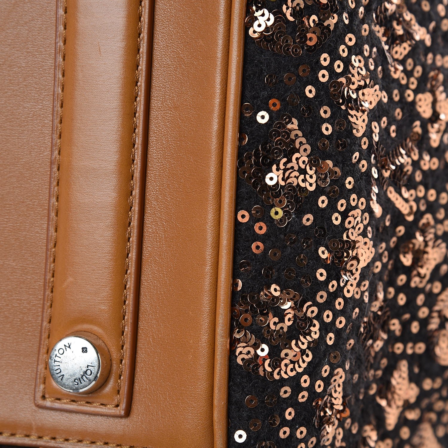 Louis Vuitton Sequin Monogram Sunshine Express North South Gold 10 of 10