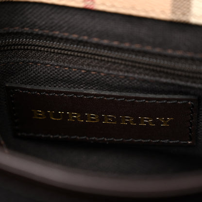Burberry Haymarket Check Paisley Crossbody Brown 6 of 10