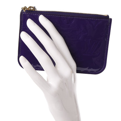 Louis Vuitton Vernis Key Pouch Blueberry 2 of 8