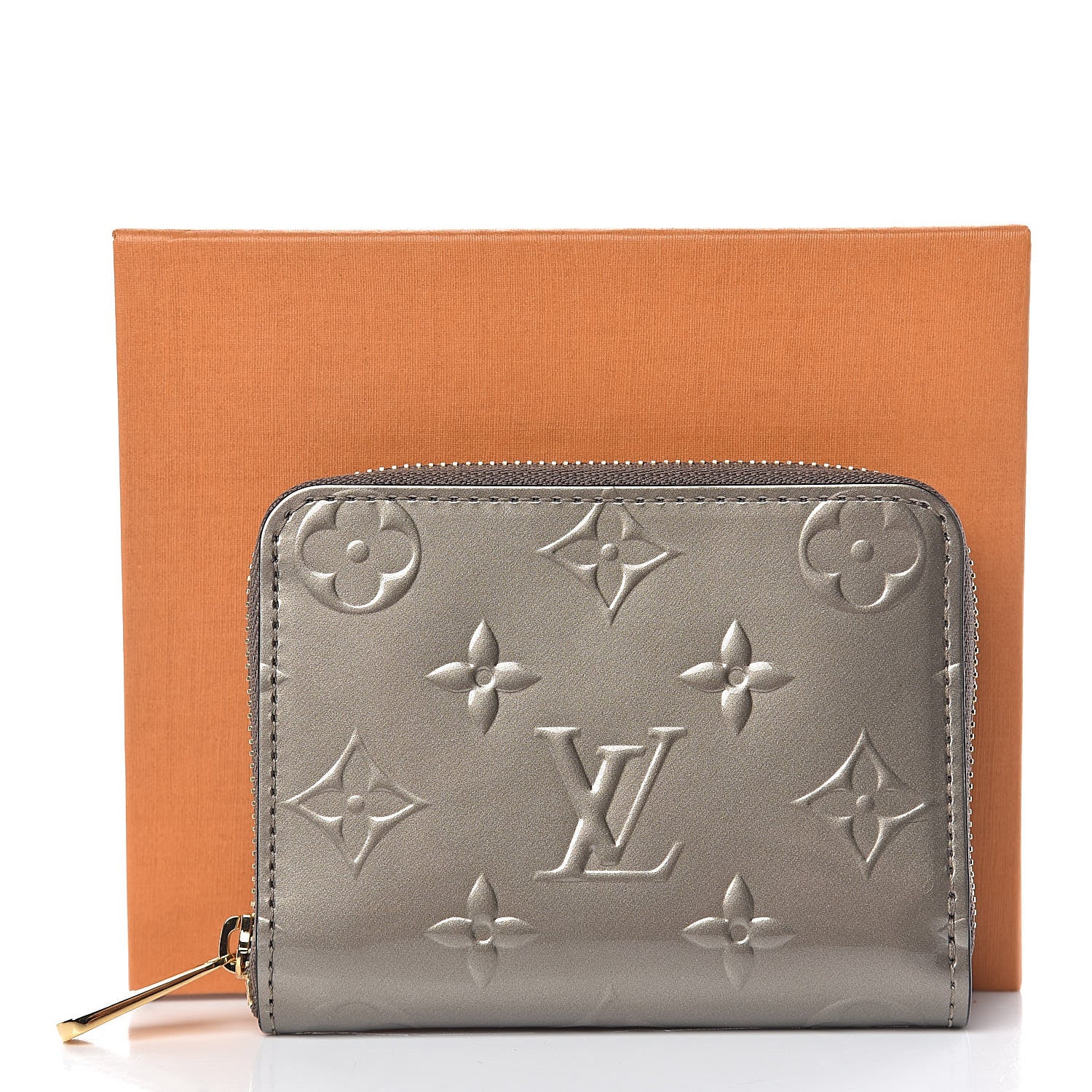 Louis Vuitton Vernis Zippy Coin Purse Champagne Metallise 7 of 7