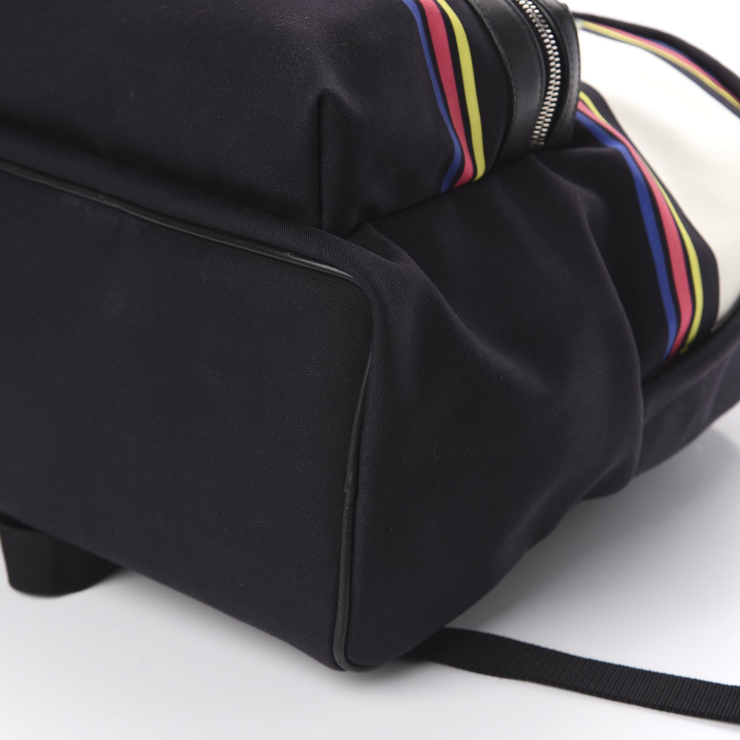 Saint Laurent Nylon Twill Dinosaur Print City Backpack Black Multicolor 14 of 18