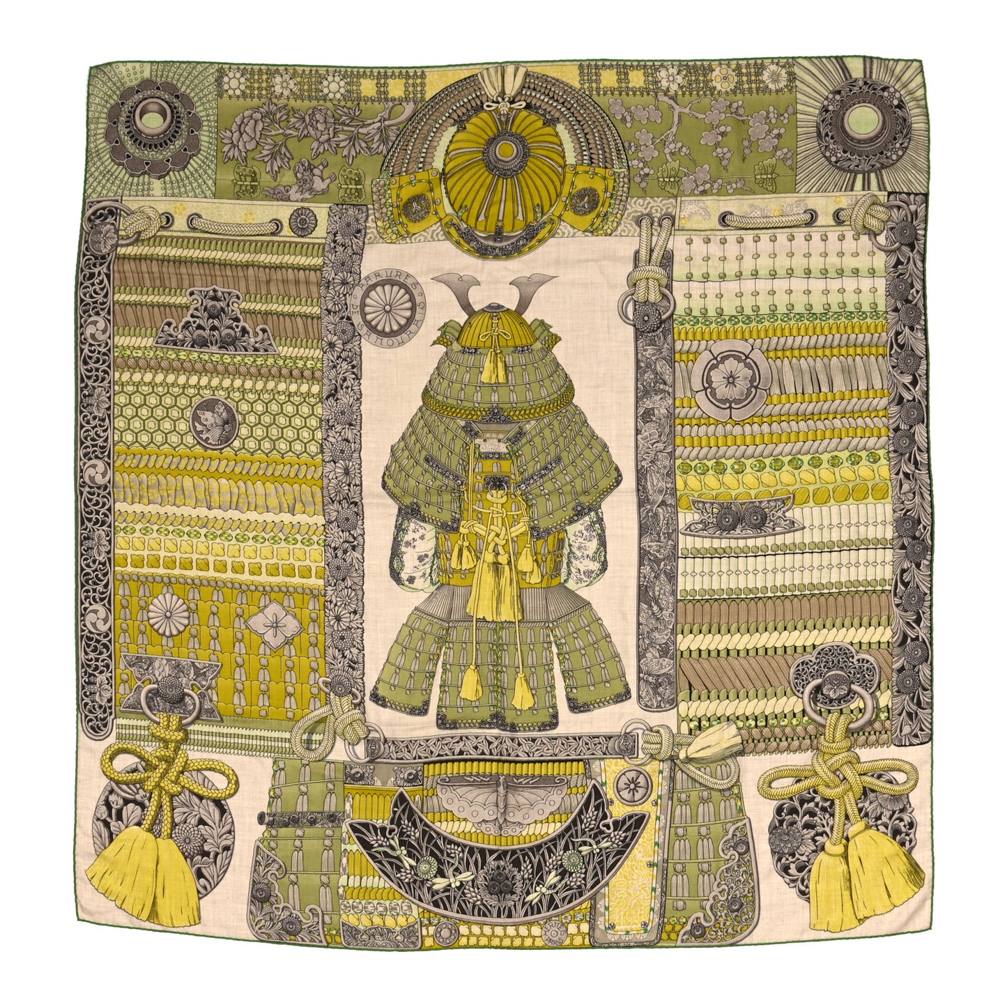 Cashmere Silk Parures De Samourais Shawl 140