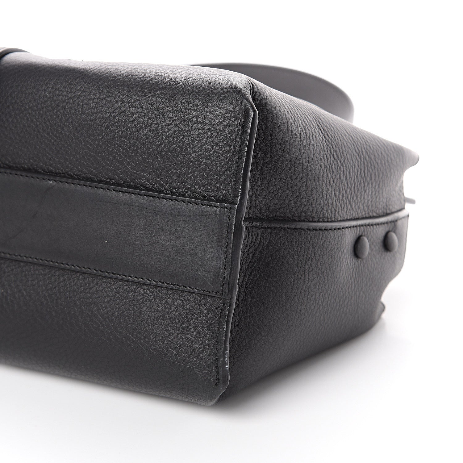 Chloe Grained Calfskin Small Cate Satchel Black 9 of 9
