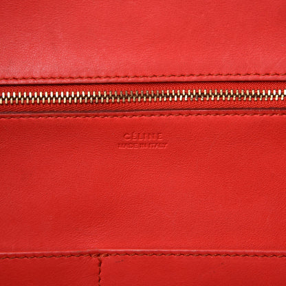 Celine Smooth Calfskin Small Tie Knot Tote Red 7 of 25