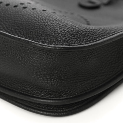 Hermes Taurillon Clemence Evelyne III PM Black 9 of 11