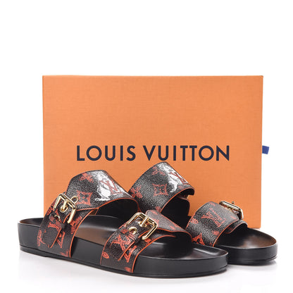 Louis Vuitton Catogram Bom Dia Mule 39 Black Marron 8 of 8