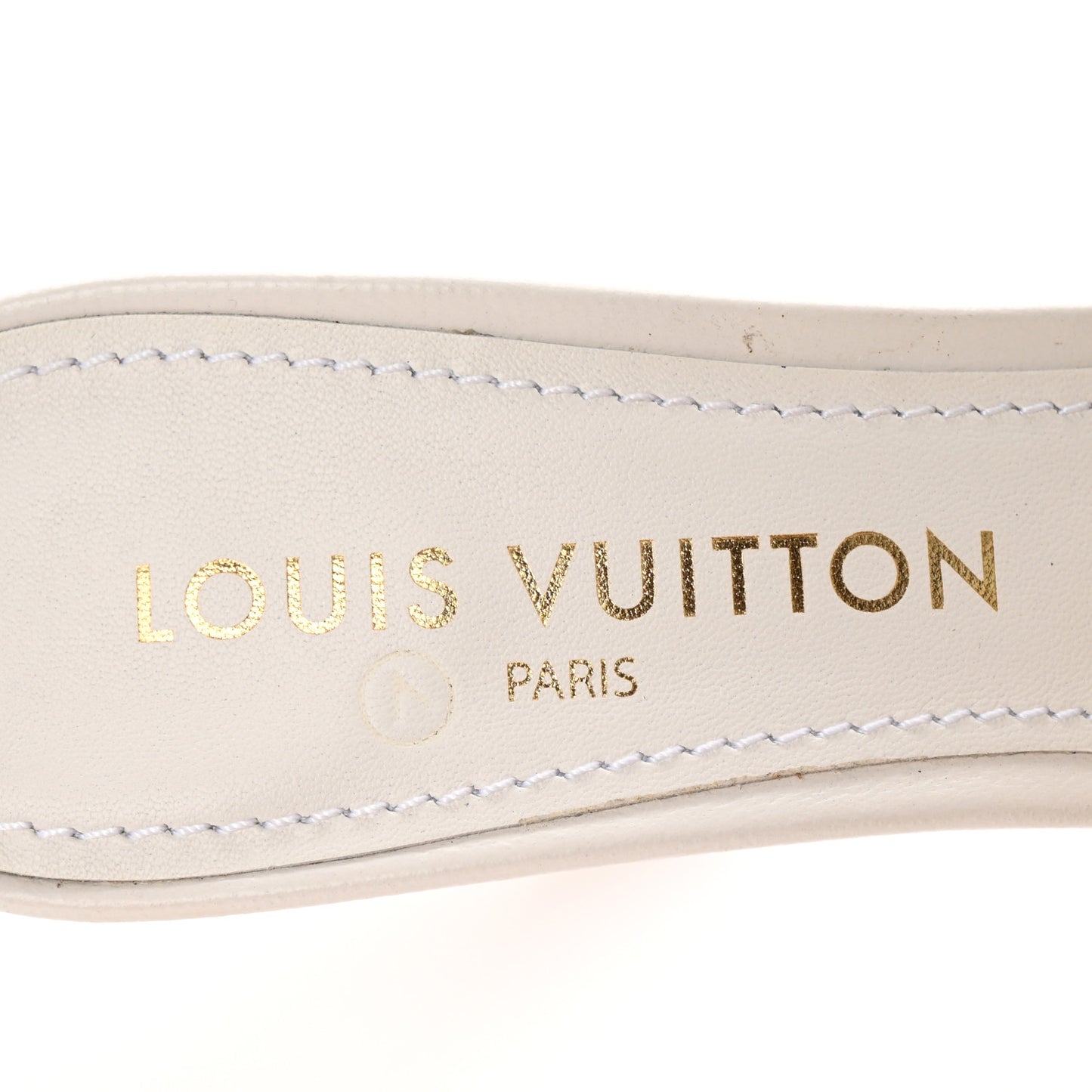 Lambskin Embossed Monogram By The Pool Revival High Heel Mules 39 Blue