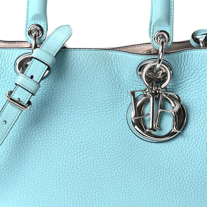 Christian Dior Bullcalf Medium Diorissimo Tote Light Blue 10 of 12