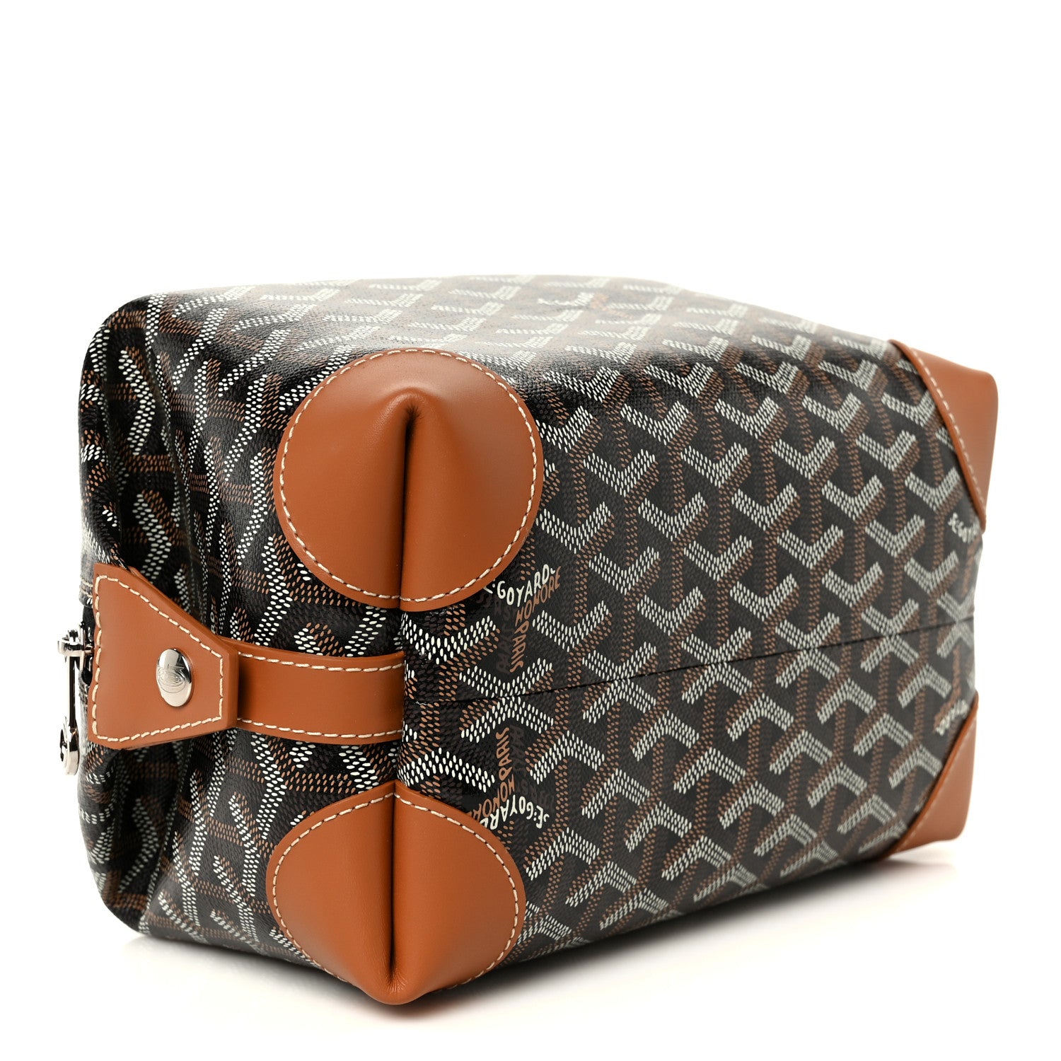 Goyard Goyardine Boeing 25 Trousse de Toilette Black Gold 4 of 8