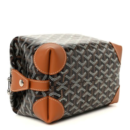 Goyard Goyardine Boeing 25 Trousse de Toilette Black Gold 4 of 8