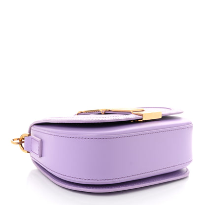 Versace Calfskin Small Greca Goddess Shoulder Bag Lilac 4 of 10