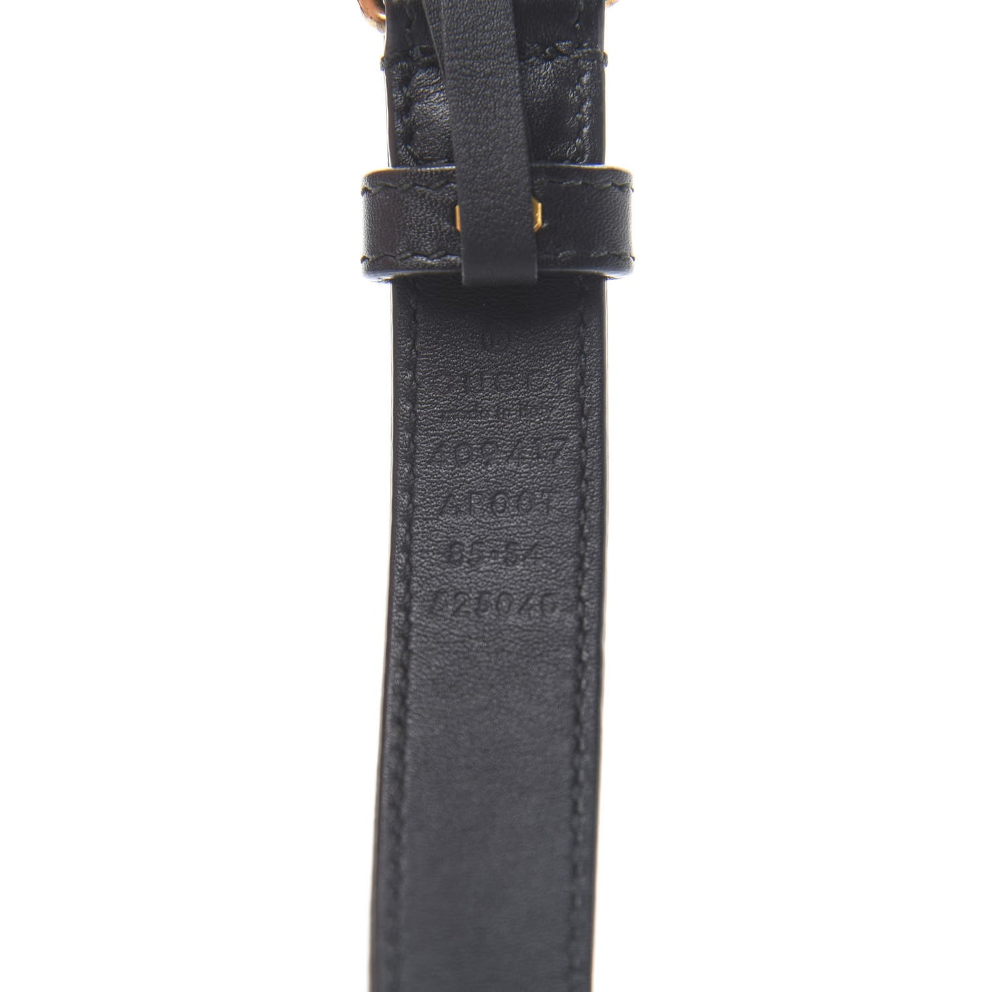 Calfskin Double G 20mm Belt 85 34 Black