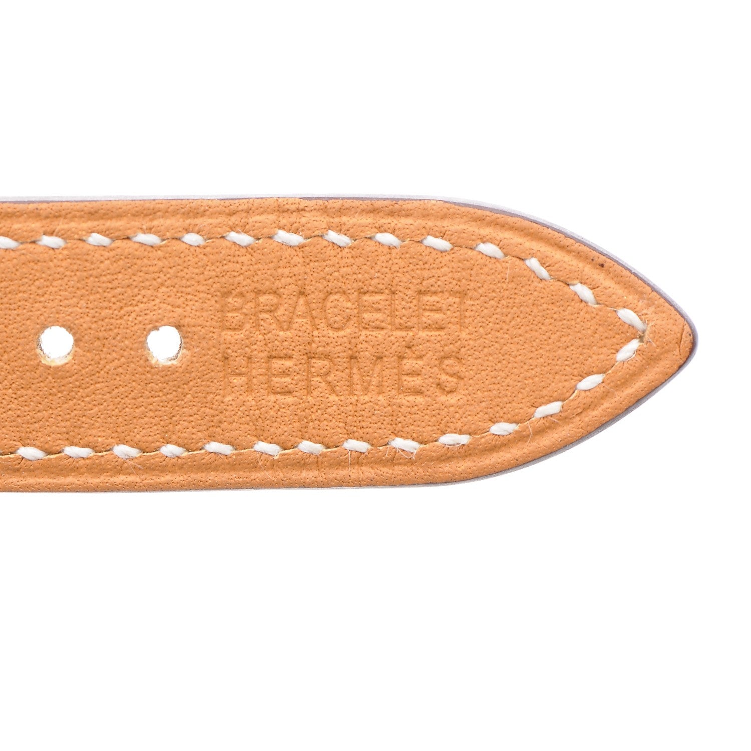 Hermes Stainless Steel Swift 33mm Cape Cod Tonneau Double Tour Quartz Watch Etoupe 10 of 11