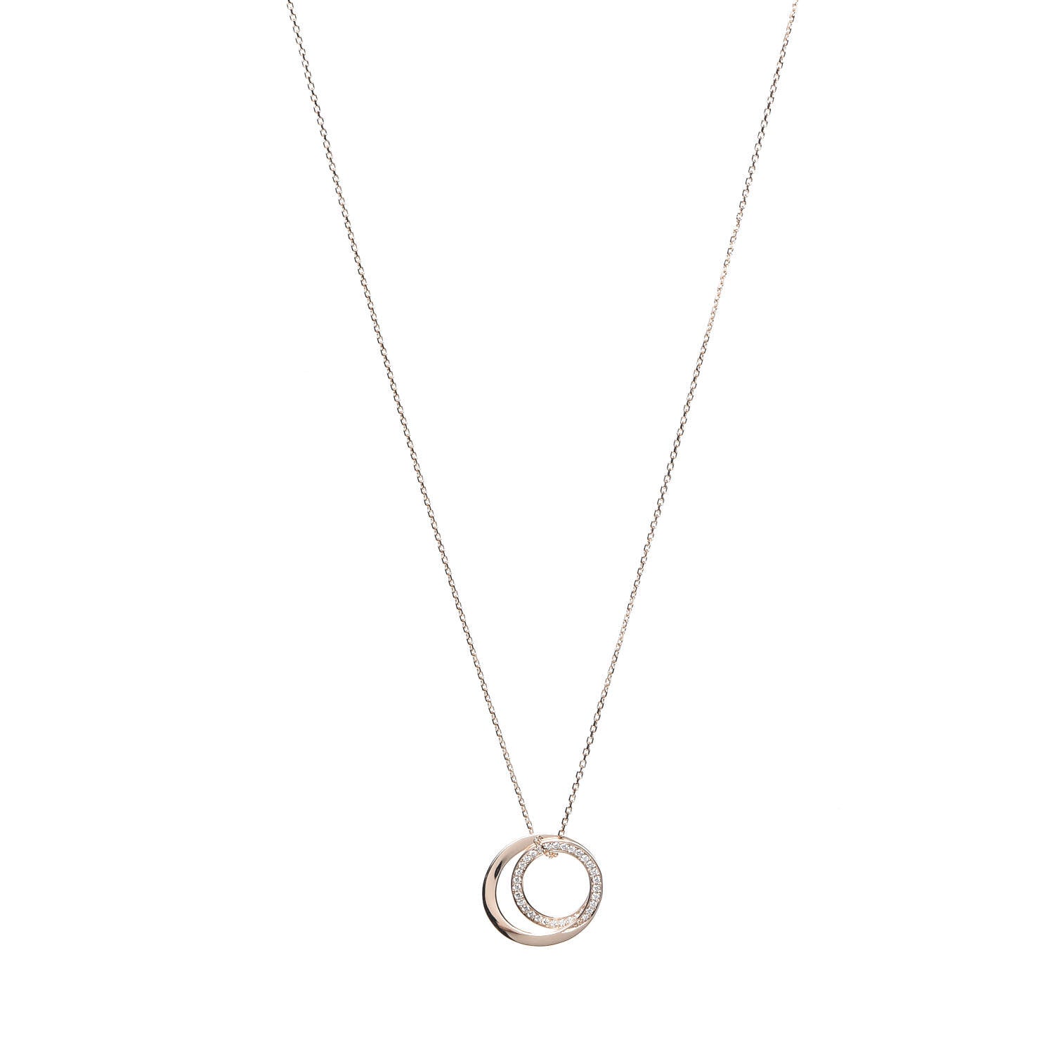 Cartier 18K Pink Gold Diamond Etincelle De Pendant Necklace 1 of 7