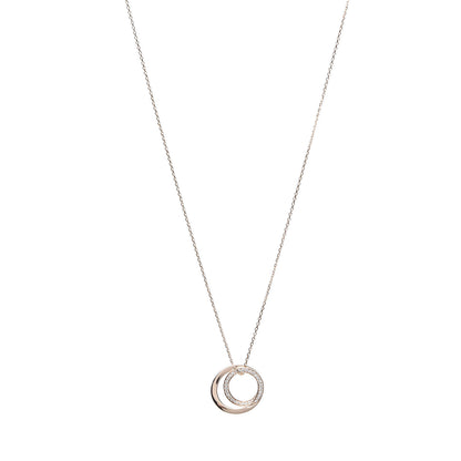 Cartier 18K Pink Gold Diamond Etincelle De Pendant Necklace 1 of 7