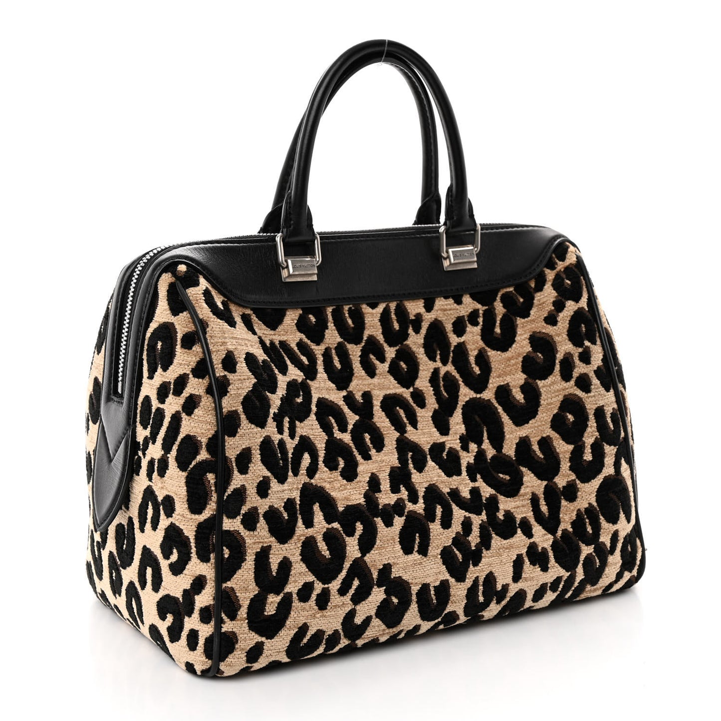 Jacquard Velvet Leopard Print Stephen Sprouse Speedy
