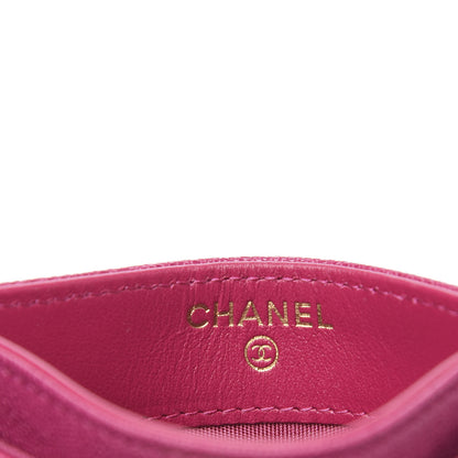 Chanel Caviar Quilted Boy Card Holder Fuchsia 5 of 7