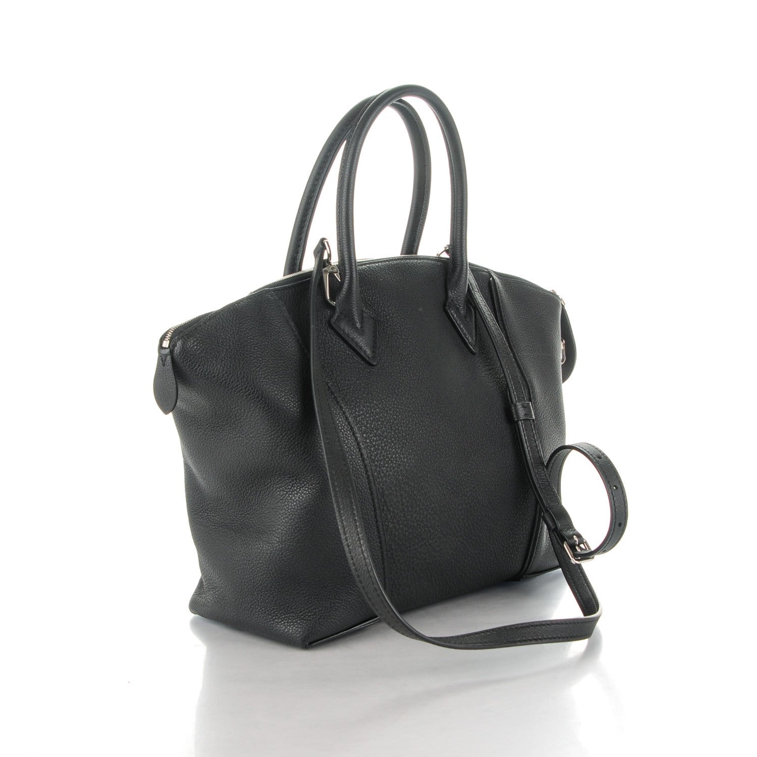 Louis Vuitton Cuir Taurillon Soft Lockit PM Black 3 of 7