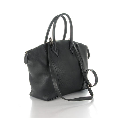Louis Vuitton Cuir Taurillon Soft Lockit PM Black 3 of 7