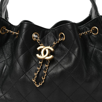 Chanel Caviar Quilted Small Chanel 25 Handbag Black 8 of 10