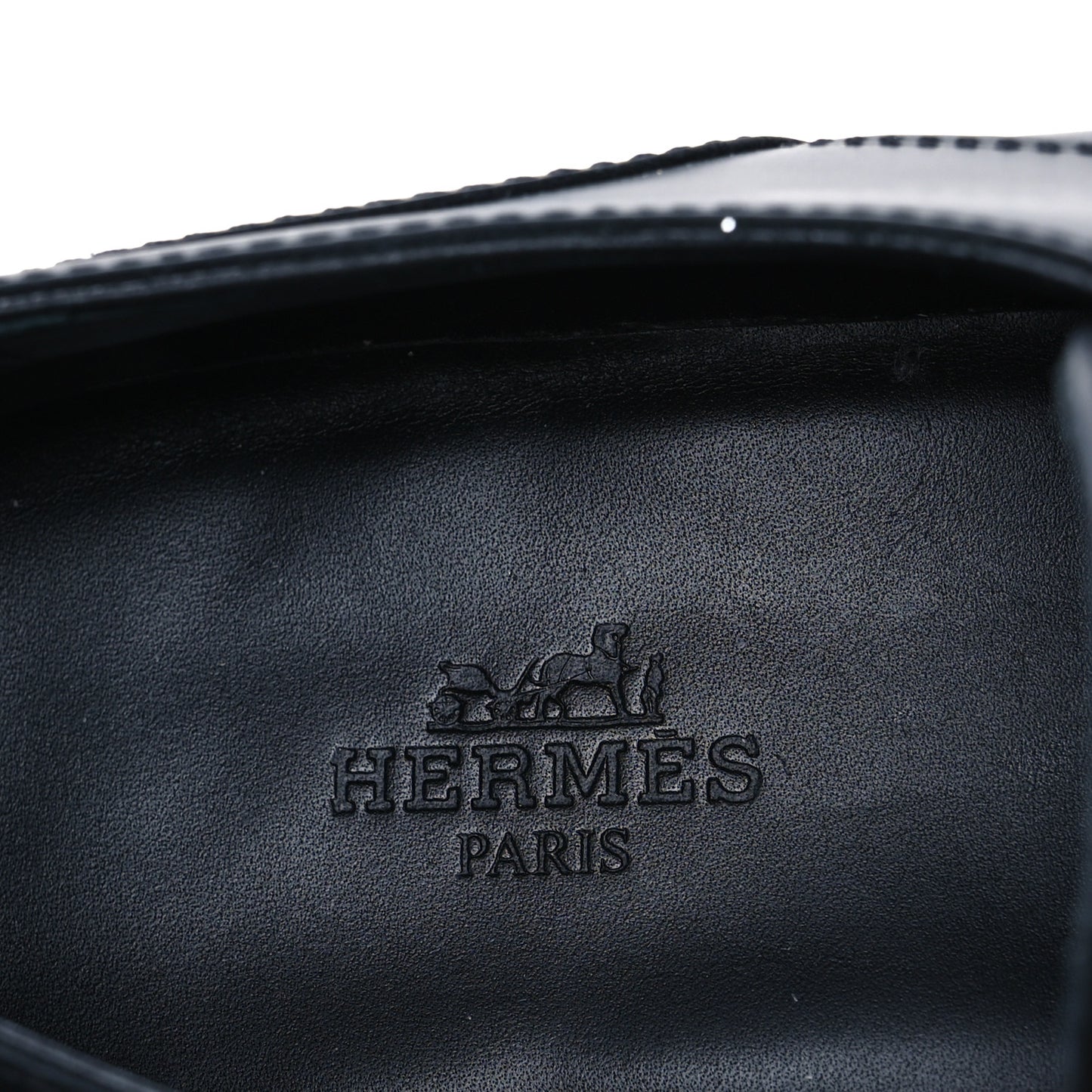 Glossed Calfskin First 38.5 Oxford Black