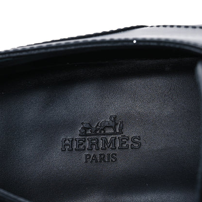 Hermes Glossed Calfskin First 38.5 Oxford Black 9 of 13