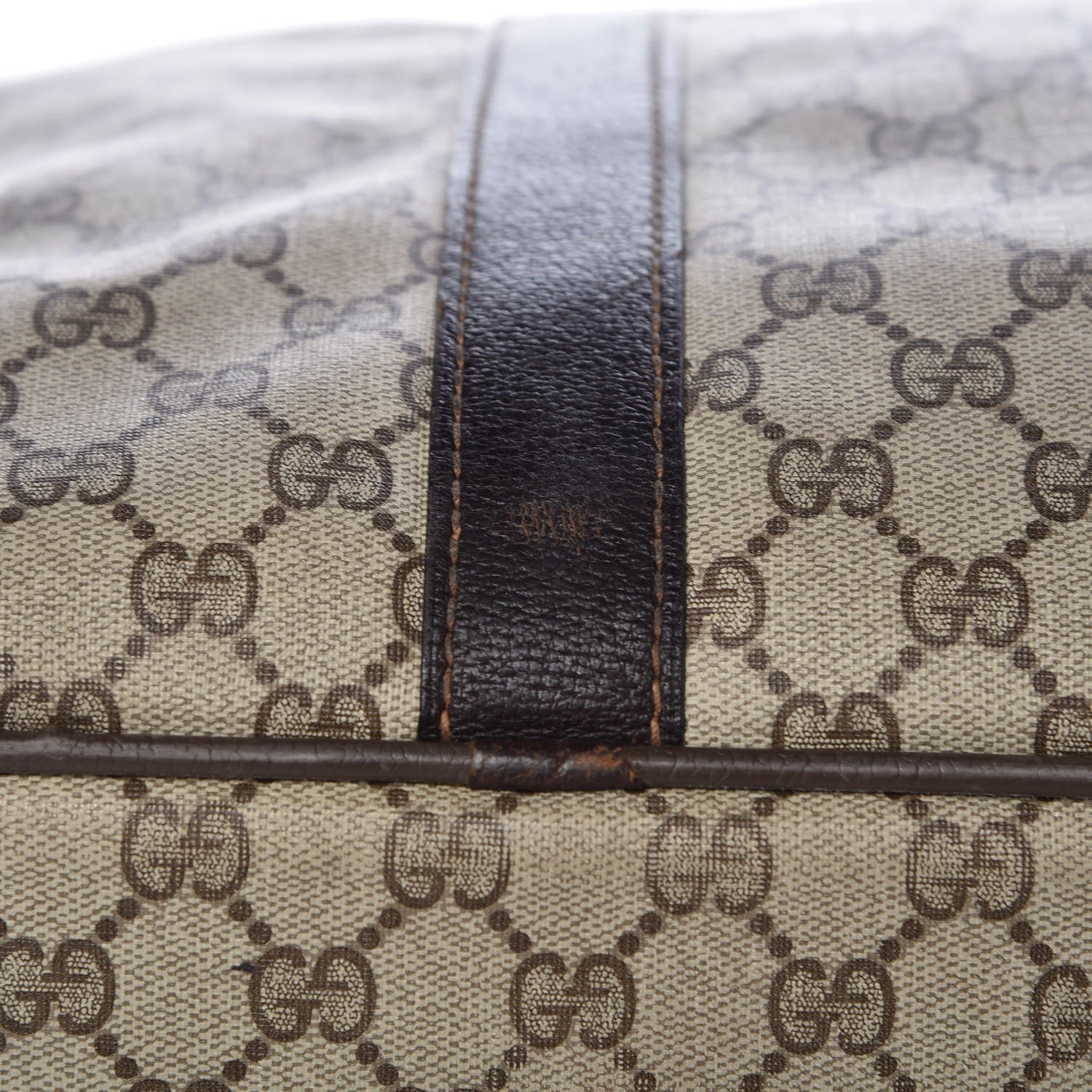 Gucci Monogram Joy Suitcase Luggage Brown 12 of 34