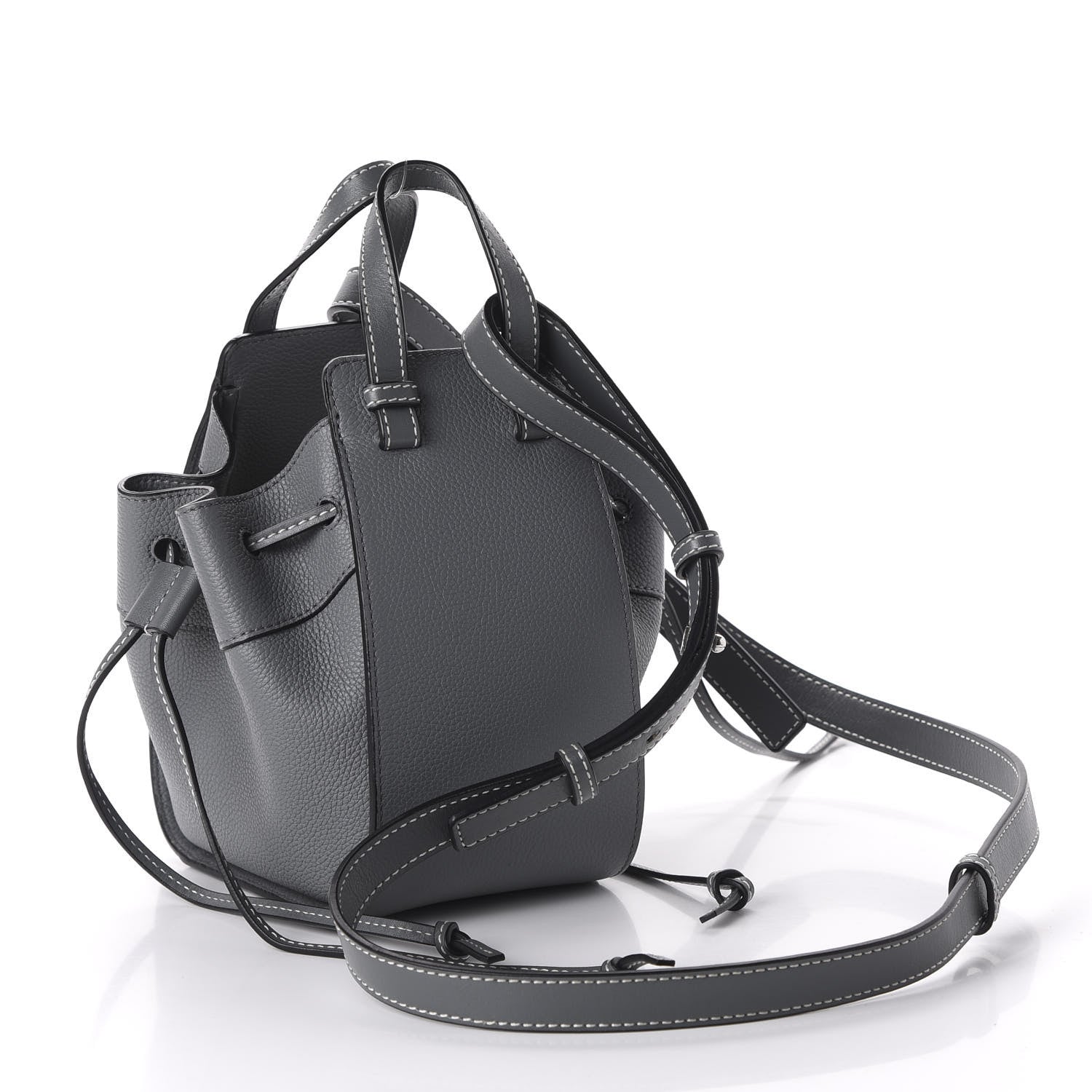 Loewe Calfskin Mini Hammock Shoulder Bag Anthracite 3 of 10