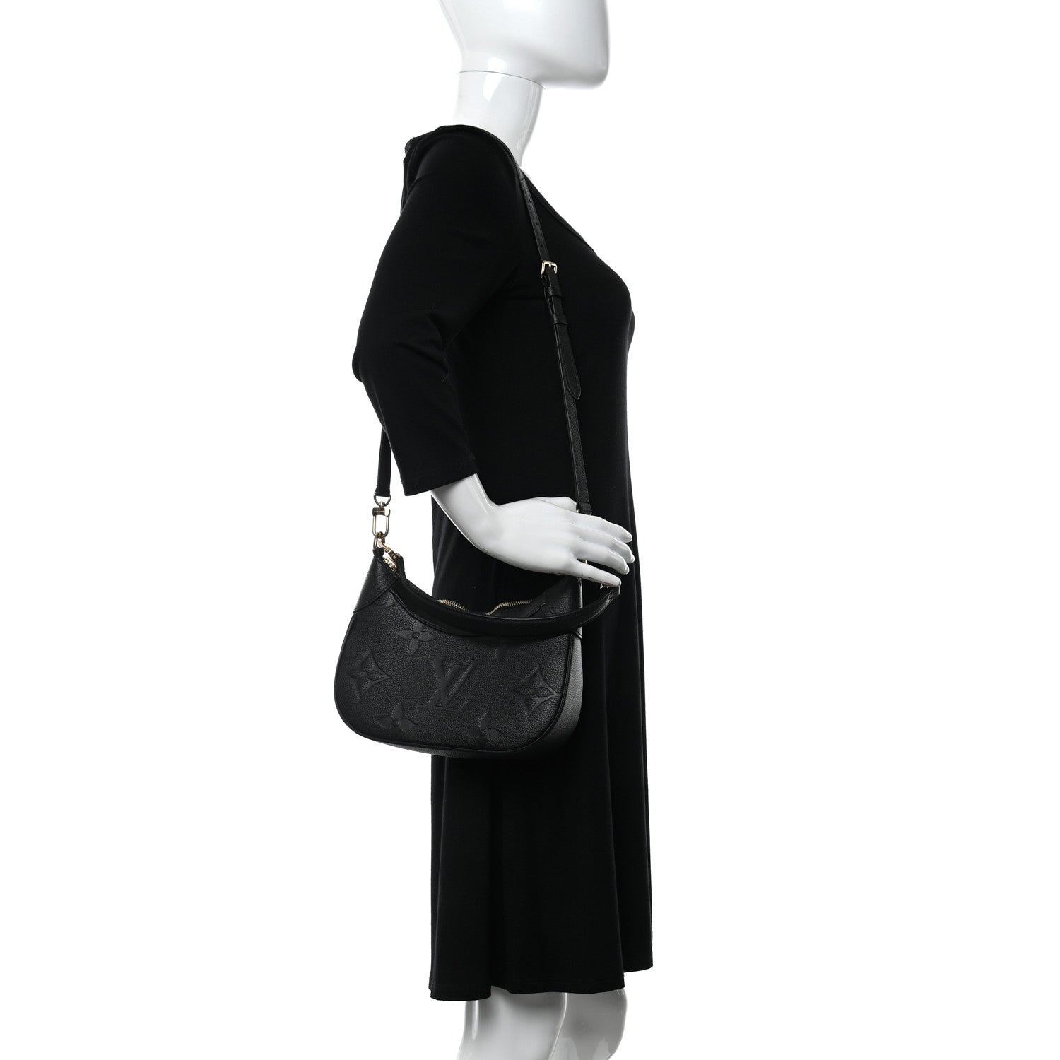 Louis Vuitton Empreinte Monogram Giant Bagatelle NM Black 2 of 9