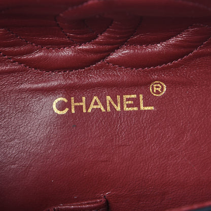 Chanel Lambskin Quilted Medium Double Flap Black 7 of 10