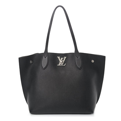 Louis Vuitton Calfskin Lockme Go Tote Black 1 of 14