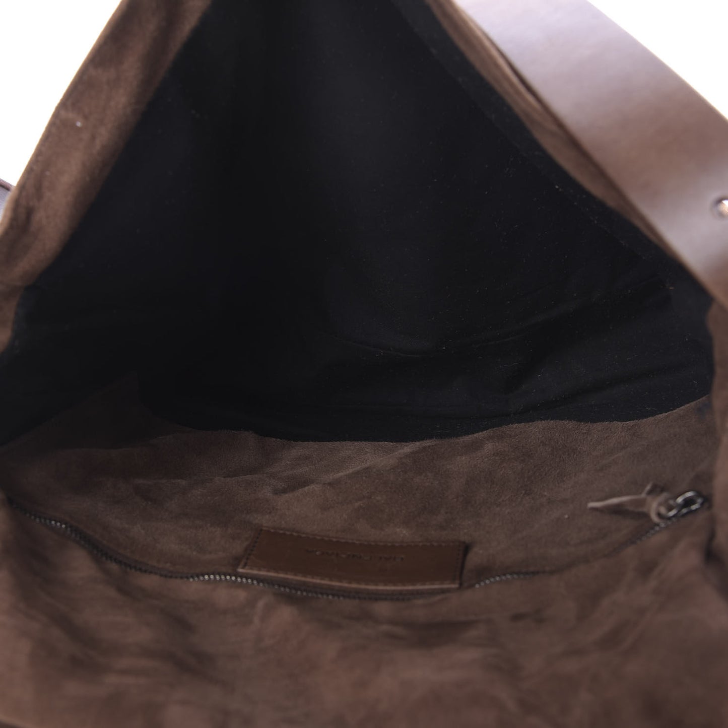 Baby Daim Suede Messenger Bag Brown