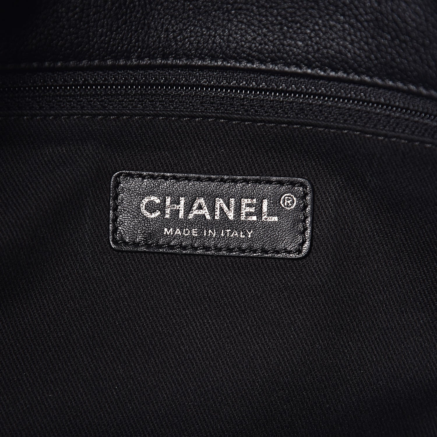 Chanel Grained Calfskin Stitched Medium Braided With Style Hobo Black 6 of 10
