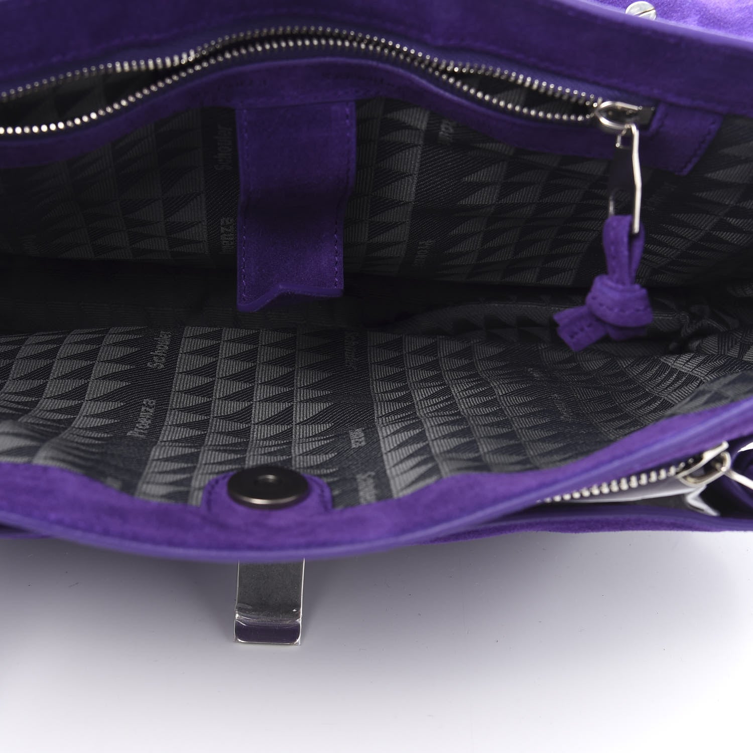 Proenza Schouler Suede Medium PS1 Satchel Amethyst 5 of 14