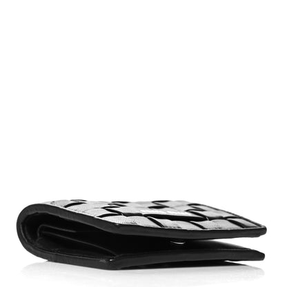 Miu Miu Nappa Woven Bifold Wallet Black 4 of 8