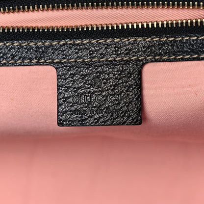 Gucci Satin Medium Charmy Shoulder Bag Black Multicolor 5 of 8