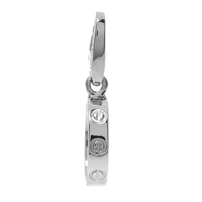 Cartier 18K White Gold LOVE Ring Charm 1 of 5