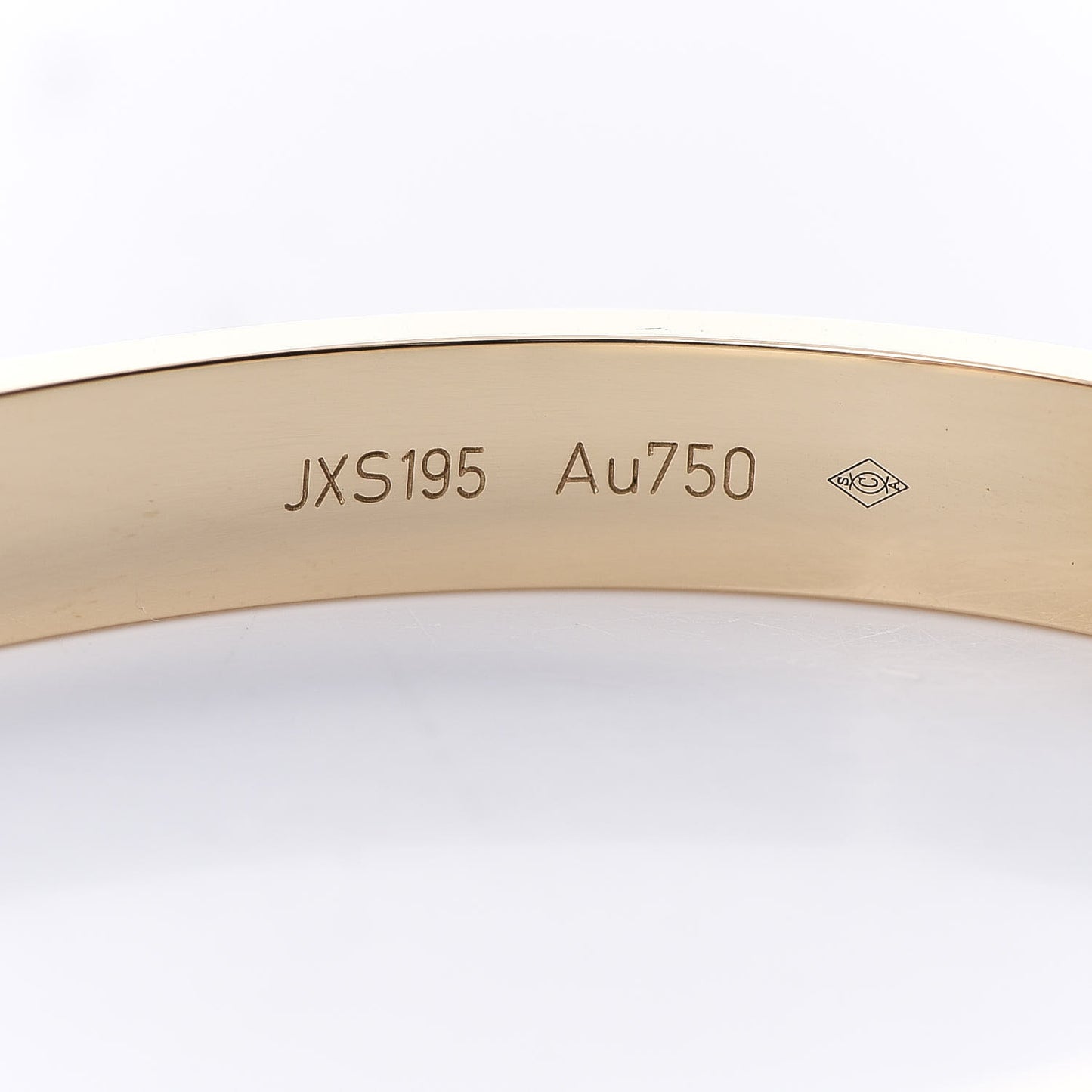 18K Yellow Gold LOVE Bracelet 17