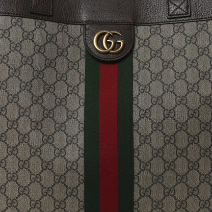 Gucci GG Supreme Monogram Web Large Ophidia Vertical Shopping Tote  Brown 9 of 11