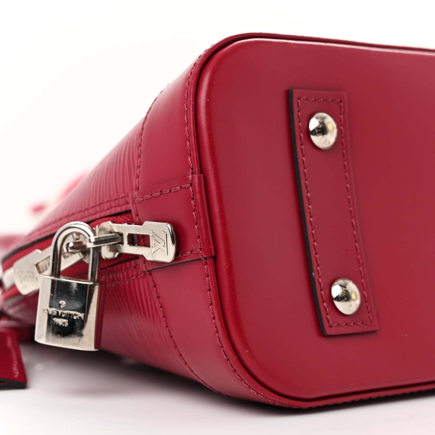 Louis Vuitton Epi Jacquard Alma BB Raspberry 8 of 12