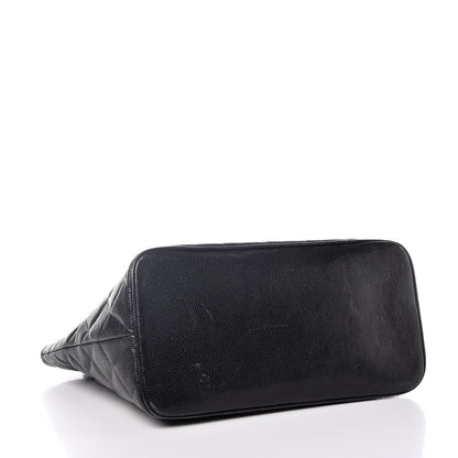 Chanel Caviar Quilted Medallion Tote Black 4 of 13
