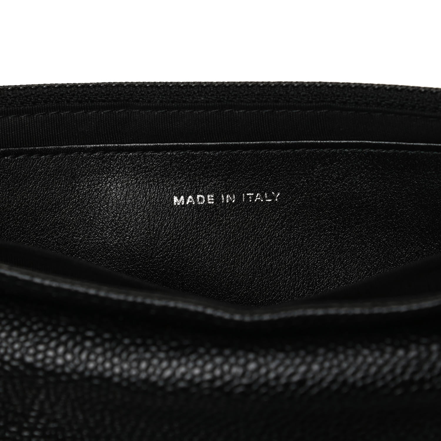 Chanel Caviar Half Moon Wallet On Chain WOC Black 6 of 12