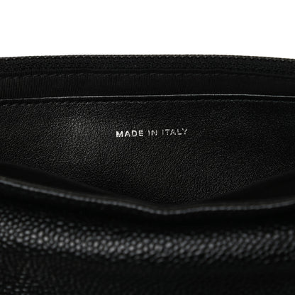 Chanel Caviar Half Moon Wallet On Chain WOC Black 6 of 12