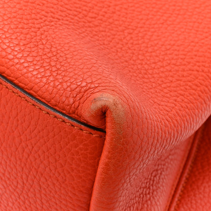 Gucci Pebbled Calfskin Medium Soho Chain Shoulder Bag Sun Orange 9 of 17