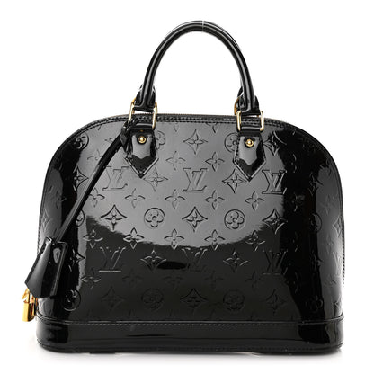 Louis Vuitton Vernis Alma PM Black 1 of 11