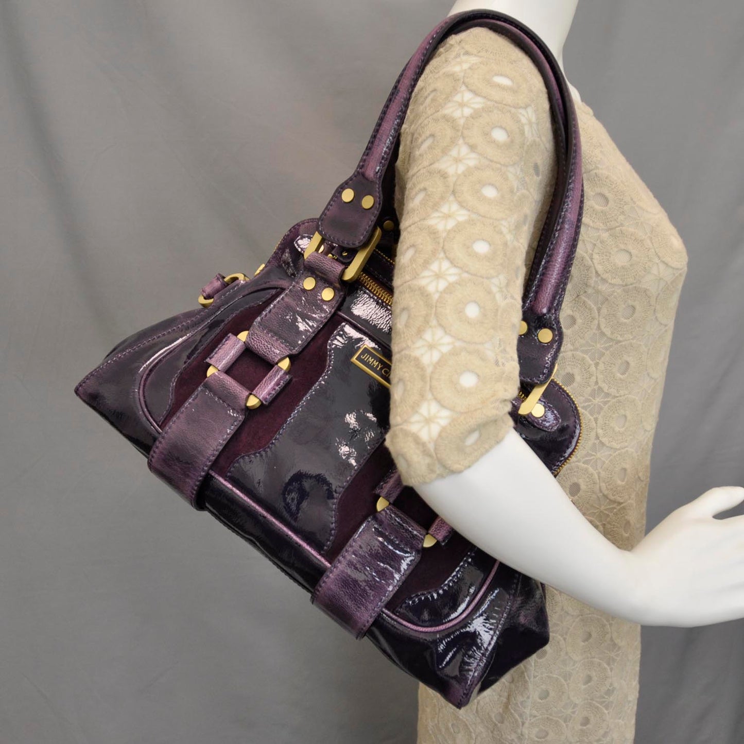 Liquid Patent Suede Malena Purple